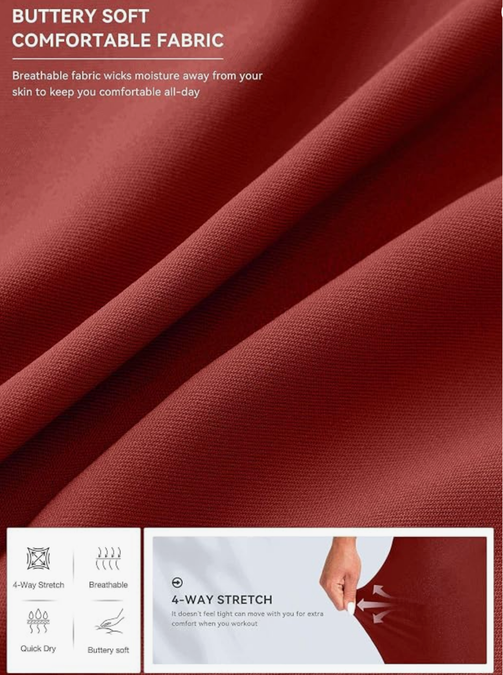Burgundy Drawstring Joggers