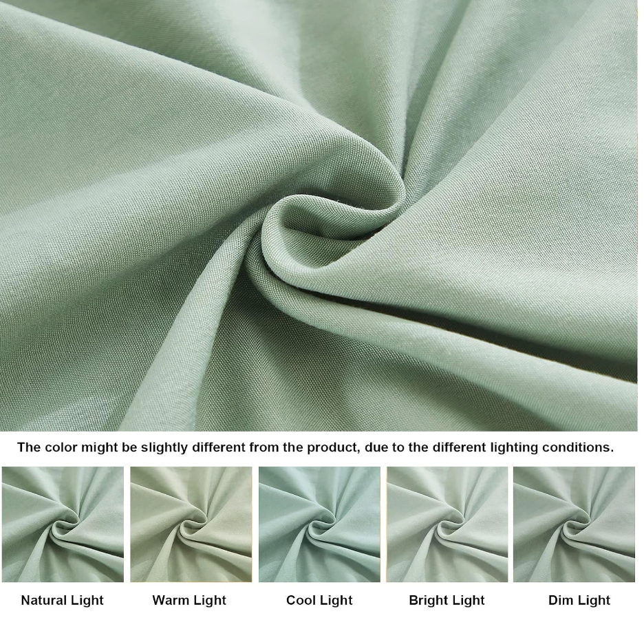 Sage Green Pom-Trim Pillow Cover