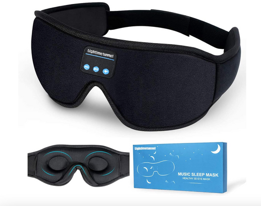 Black Bluetooth Music Sleep Mask