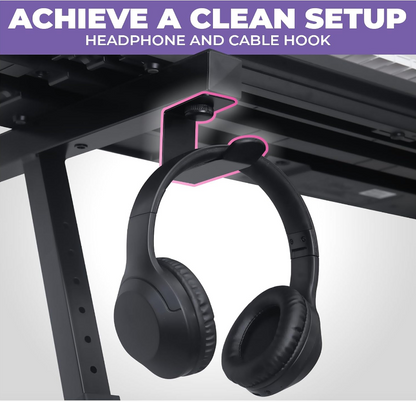Adjustable Black Keyboard Stand