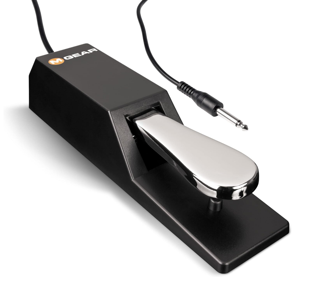 Sustain Pedal with Chrome Foot
