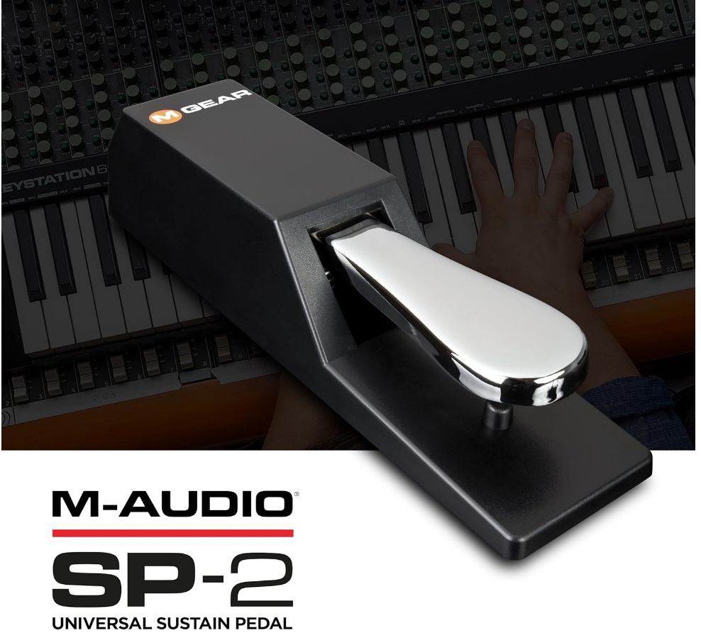 Sustain Pedal with Chrome Foot