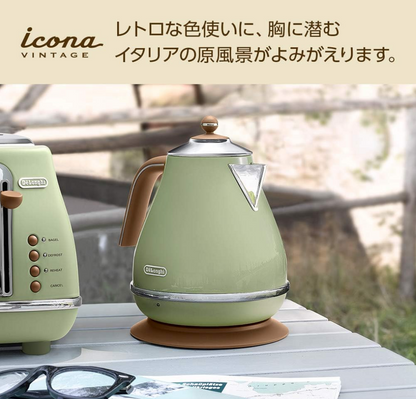 Vintage Green Electric Kettle