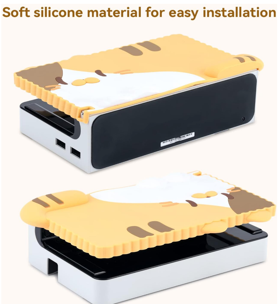 Silicone Cat Nintendo Switch Dock Cover