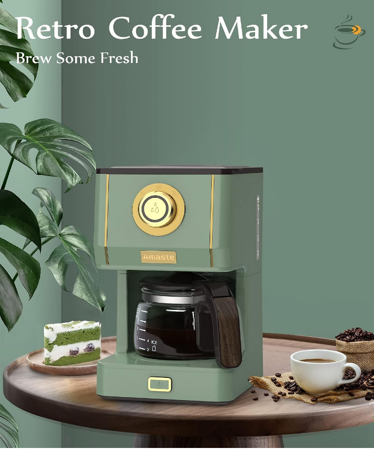 Drip Coffee Maker in Sage Green