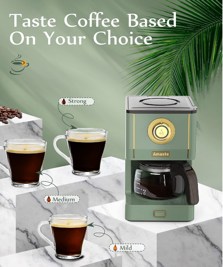 Drip Coffee Maker in Sage Green