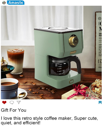 Drip Coffee Maker in Sage Green