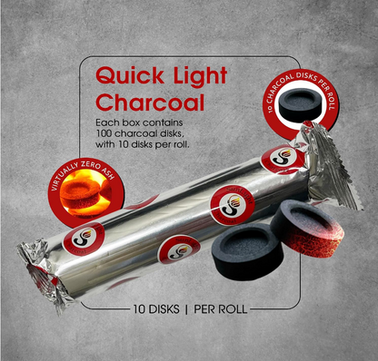 Charcoal Quick-Light Discs
