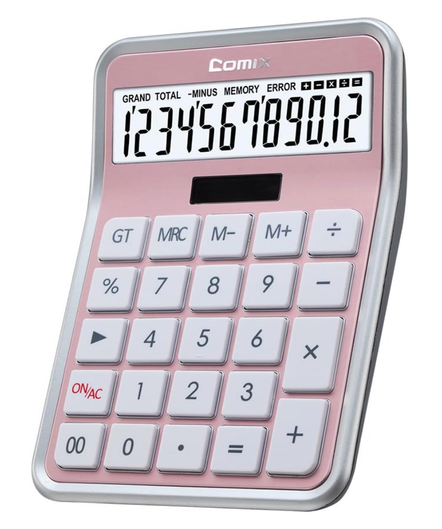 Pink Desktop Calculator