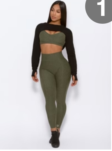 Olive High-Waist Sculpt Leggings