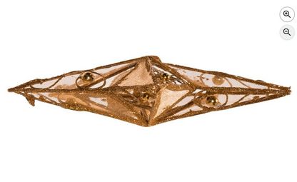 Gold Glitter Star Tree Topper