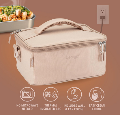 Blush Pink Insulated Travel Lunch Bag