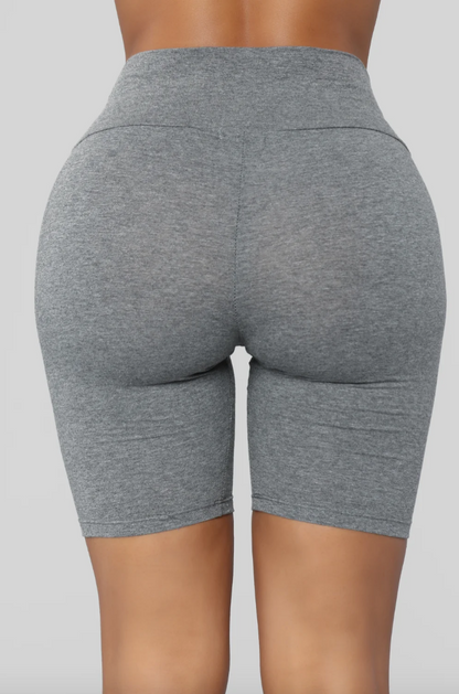 Heather Gray Bike Shorts