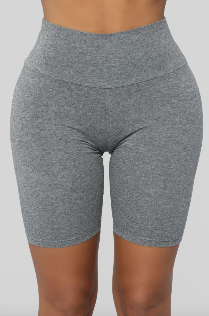 Heather Gray Bike Shorts