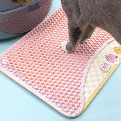 Pusheen Pink Cat Litter Mat