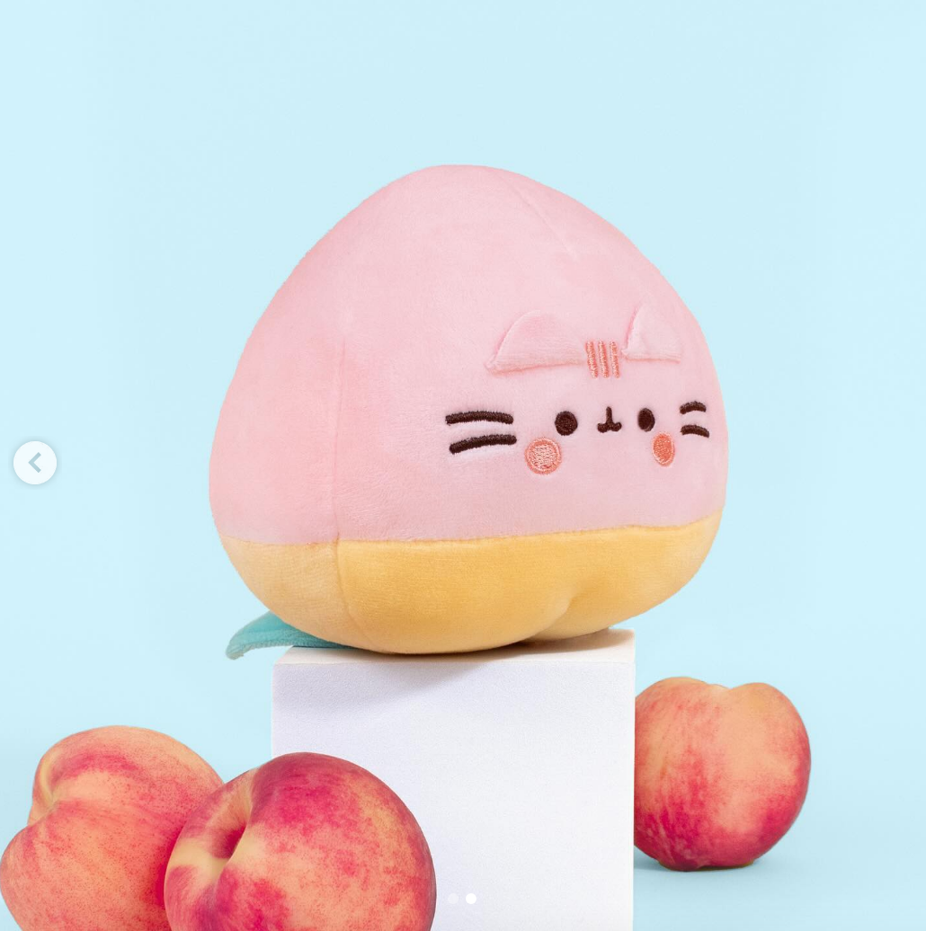 Peach Plush Cat