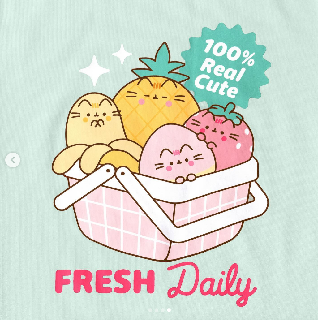Mint Green Fruit Basket Tee