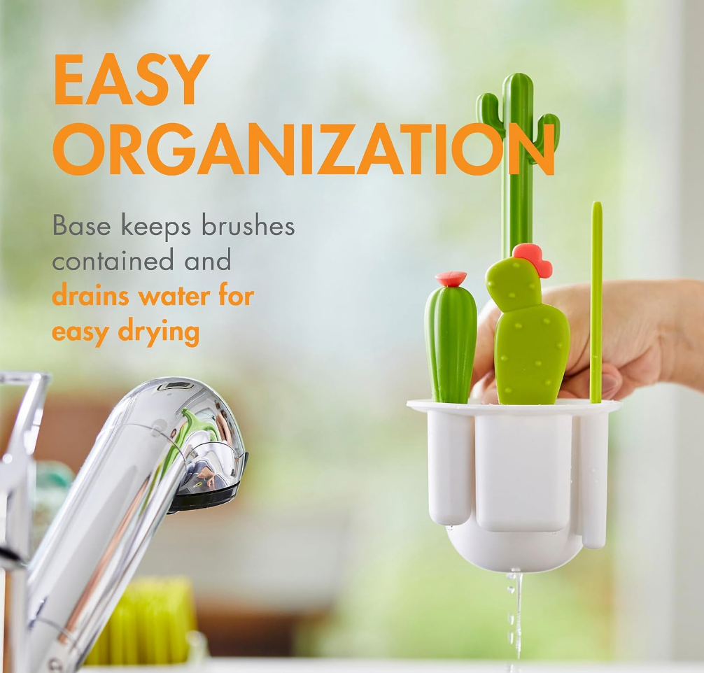Cacti Bottle Cleaning Brush Set