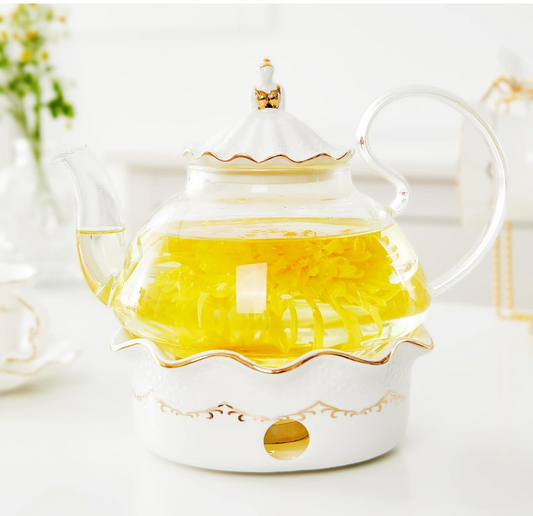 Elegant Glass Teapot