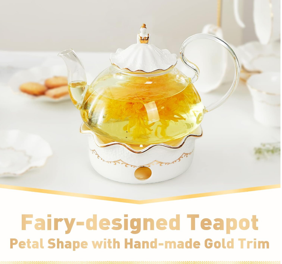 Elegant Glass Teapot