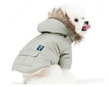 Pet Hooded Puffer Jacket