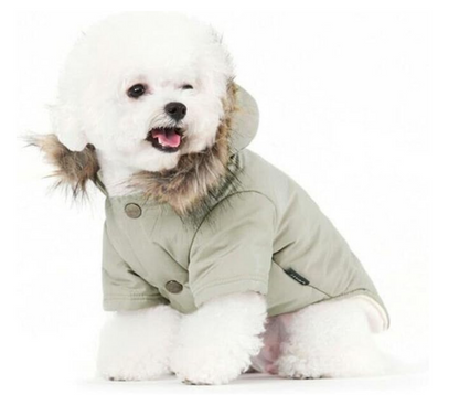 Pet Hooded Puffer Jacket