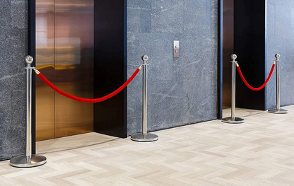 Red Velvet Stanchion Rope (Set of 2)