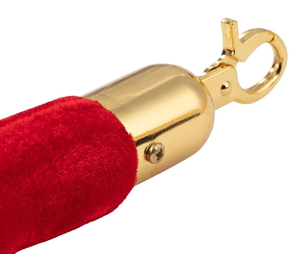 Red Velvet Stanchion Rope (Set of 2)