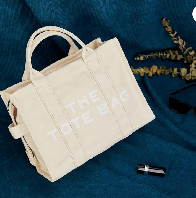 Cream Canvas Tote