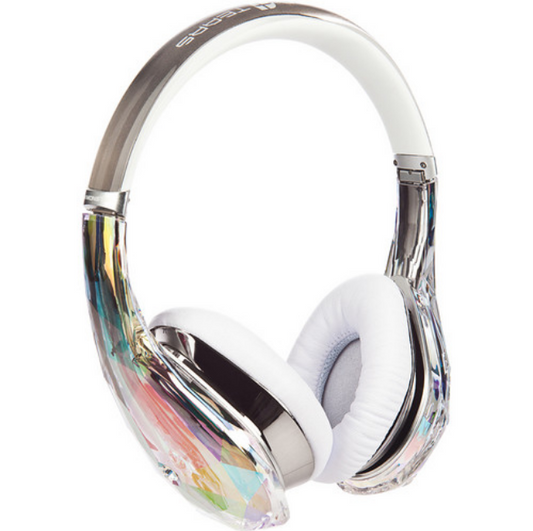 Monster Diamond Tears Headphones in White