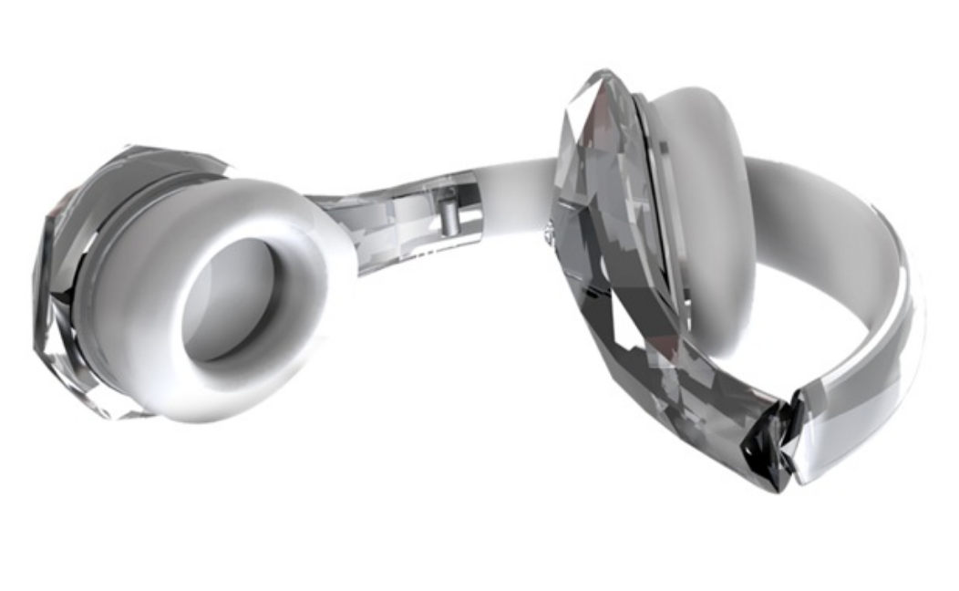 Monster Diamond Tears Headphones in White